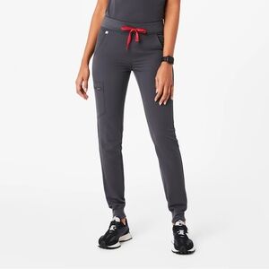 Figs Zamora Jogger Scrub Pants in Charcoal